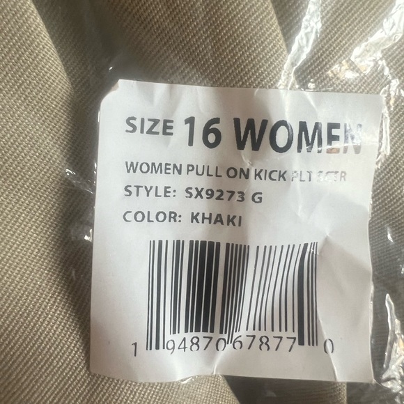 Back to school!!!!!French toast pleated women’s uniform khaki skirt - Picture 3 of 5